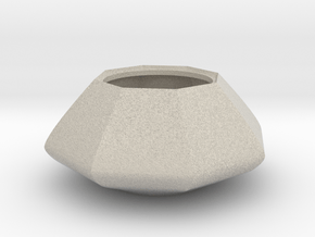 Sugar bowl - Circular to octagonal shape (only bow in Natural Sandstone
