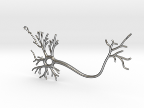 Neuron Necklace  in Polished Silver