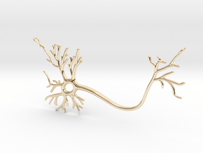 Neuron Necklace  in 14K Yellow Gold
