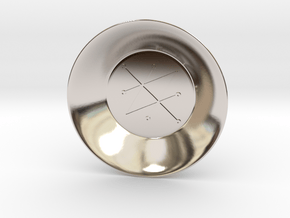 Seal of Saturn Charging Bowl (small) in Platinum