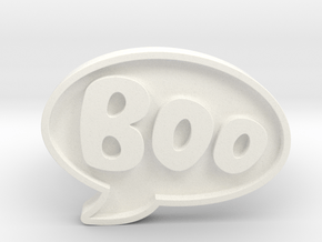 Boo Conversation Bubble Ring in White Processed Versatile Plastic: 12 / 66.5