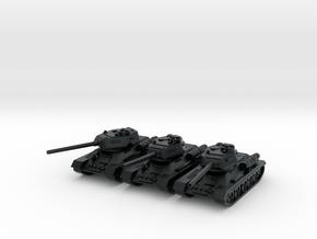 Digital-6mm T-34-85 tank (3 pieces) in 6mm T-34-85 tank (3 pieces)