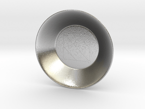 Seal of Mercury Charging Bowl (small) in Natural Silver