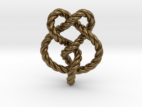 Miller institute knot (Rope) in Natural Bronze: Extra Small