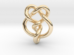 Miller institute knot (Circle) in 14K Yellow Gold: Extra Small