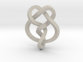 Miller institute knot (Square) in Natural Sandstone: Extra Small