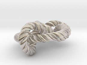 Miller institute knot (Rope with detail) in Platinum: Medium
