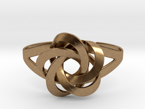 Kitani Bracelet small in Natural Brass: Medium