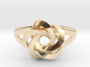 Kitani Bracelet small in 14k Gold Plated Brass: Small