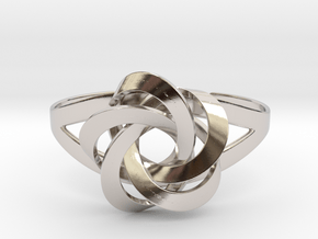 Kitani Bracelet small in Rhodium Plated Brass: Small