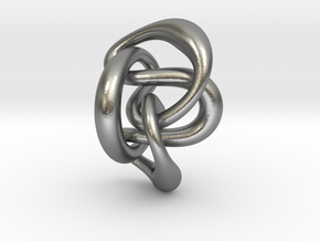 Knot 8₂₀ (Circle)  in Natural Silver: Extra Small
