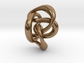 Knot 8₂₀ (Circle)  in Natural Brass: Extra Small