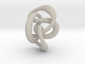 Knot 8₂₀ (Circle)  in Natural Sandstone: Extra Small