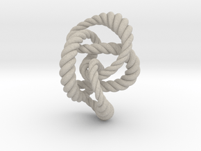 Knot 8₂₀ (Rope)  in Natural Sandstone: Extra Small