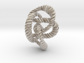 Knot 8₂₀ (Rope with detail)  in Platinum: Extra Small