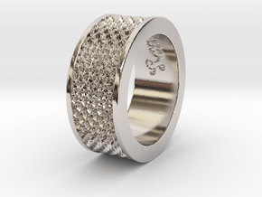 Ginko'Sonora'Ring  in Rhodium Plated Brass: 2.25 / 42.125