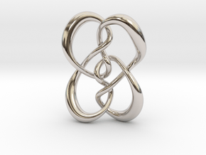 Symmetrical knot (Circle) in Platinum: Extra Small