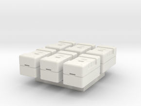 1-87 Scale SYFY Crate in White Natural Versatile Plastic