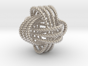 Monkey's fist knot (Rope) in Platinum: Extra Small