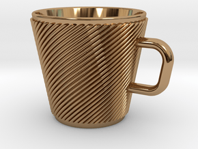 Espresso Cup - Precious metals in Polished Brass