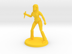 Lara the Slayer 3 in Yellow Processed Versatile Plastic