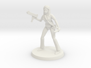 Lara Zombie Slayer in White Natural Versatile Plastic
