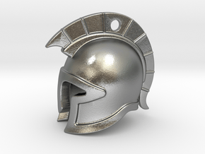 spartan helmet in Natural Silver