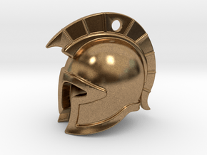 spartan helmet in Natural Brass