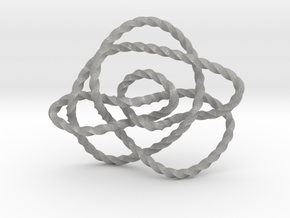 Ochiai unknot (Twisted square) in Aluminum: Extra Small