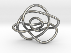 Ochiai unknot (Circle) in Natural Silver: Extra Small