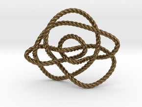 Ochiai unknot (Rope) in Natural Bronze: Extra Small
