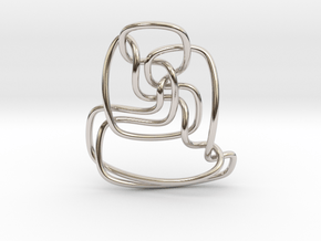 Thistlethwaite unknot (Circle) in Platinum: Extra Small