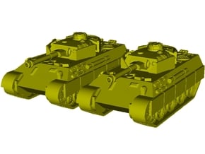 1/100 scale WWII PzKpfw V SdKfz 171 Panther x 2 in Tan Fine Detail Plastic