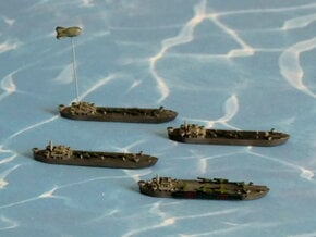 LST-906 & 3 x LST 542 Type LST 1/1800 in Smooth Fine Detail Plastic