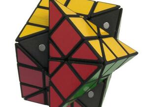 Dino 3x3x3 Cube in White Natural Versatile Plastic