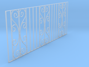 Dolls House Cast Iron Fence in Smooth Fine Detail Plastic