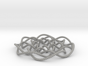 Rose knot 7/5 (Rope) in Aluminum: Small