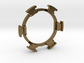 HILT GX16 Connector Holder 7/8" Gate Ring in Natural Bronze