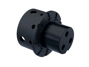 BLADE GX16 Connector Holder 7/8" V1 in Black Natural Versatile Plastic