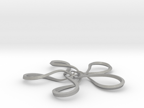 Turtle knot (Square) in Aluminum: Small