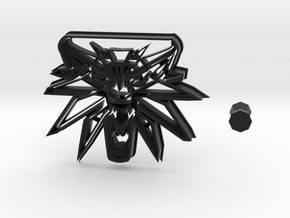 Witcher Logo Cookie Cutter + Handle in Black Natural Versatile Plastic