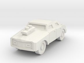 Generic Car - Armored Free Download in White Natural Versatile Plastic