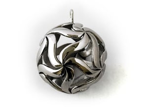 Sferatella pendant in Polished Silver