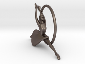 Ballerina　Uplifting in Polished Bronzed Silver Steel