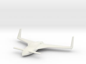 Cosy wing span 5cm/2in in White Natural Versatile Plastic