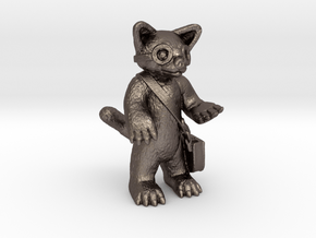 Red Panda Explorer in Polished Bronzed Silver Steel