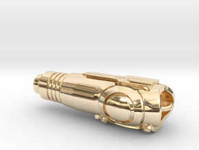 Hollow Arm Cannon in 14k Gold Plated Brass