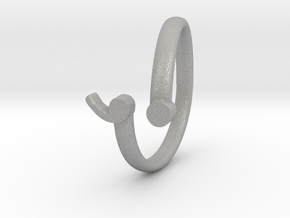 Semicolon Wrap Ring in Aluminum: 7 / 54