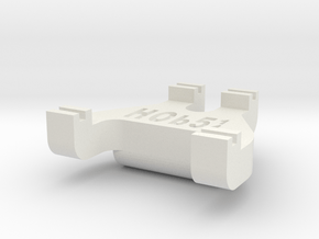 HOb5¼ Track Gauge - Code 83 in White Natural Versatile Plastic