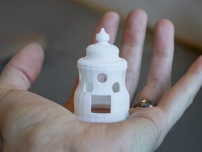 LadyBug House in White Natural Versatile Plastic